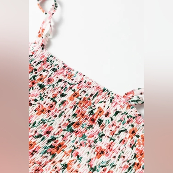 Floral Boho Maxi Dress With Ruffles - Picture 10 of 14